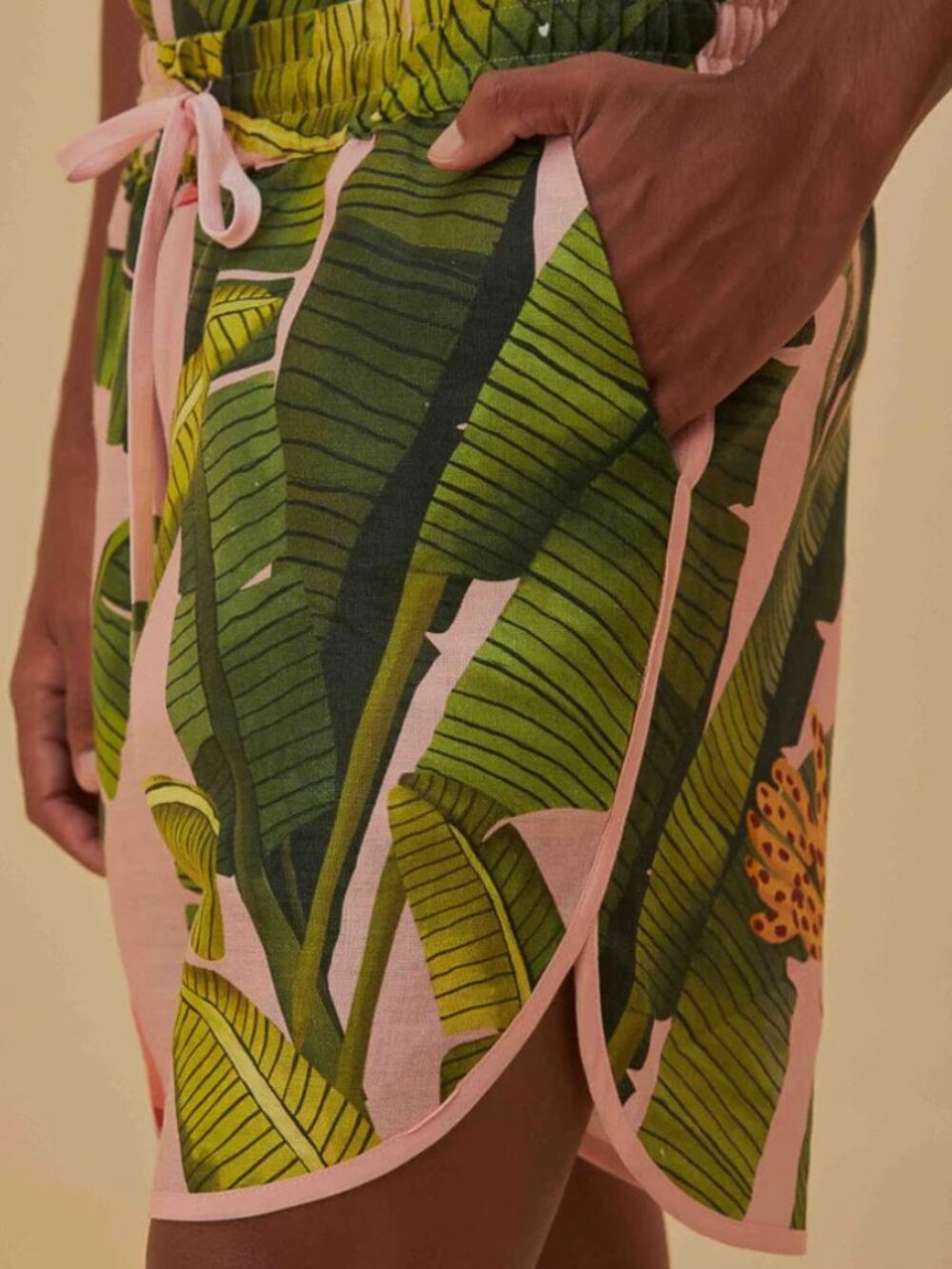NWT FARM RIO Banana Leaves Print Men's Shorts in Medium - Picture 4 of 6